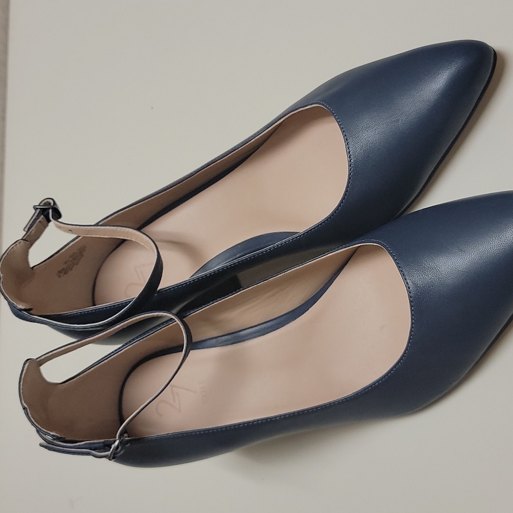 New 27 Edit block heel blue